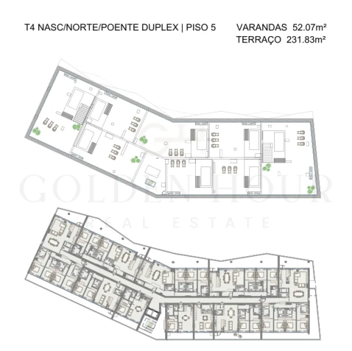Apartamento T4 para Venda em Oliveira do Douro Planta 2