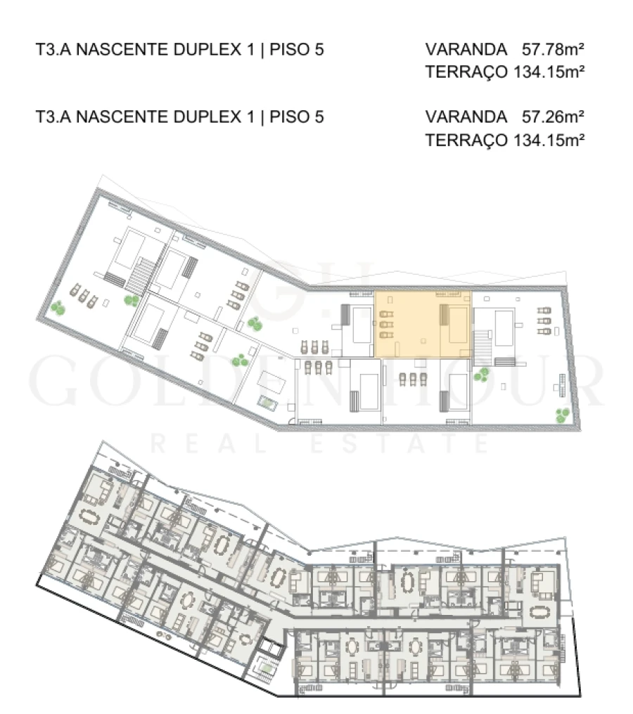 Apartamento T3 para Venda em Oliveira do Douro Planta 2