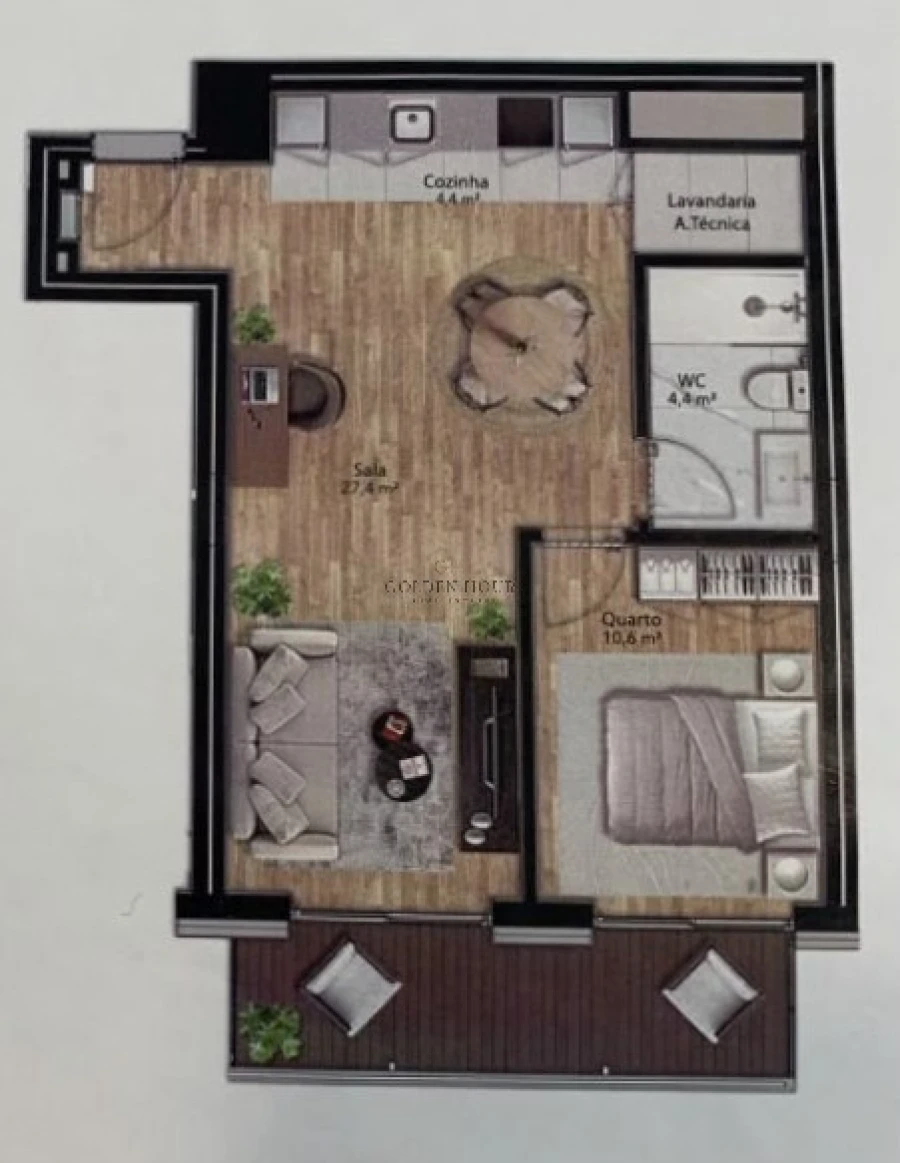 Apartamento T1 para Venda em Campanhã Planta 1