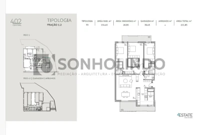 Apartamento T3 para Venda em Castêlo da Maia