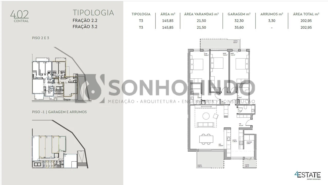 Apartamento T3 para Venda em Castêlo da Maia Foto 11