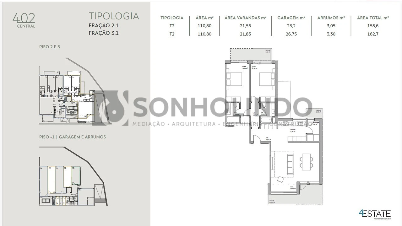 Apartamento T2 para Venda em Castêlo da Maia Foto 11