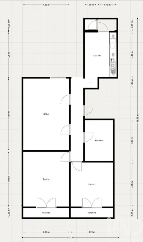 Apartamento T2 para Venda em União das Freguesias de Setúbal