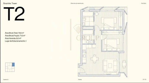 Apartamento T1 para Venda em Lordelo do Ouro e Massarelos