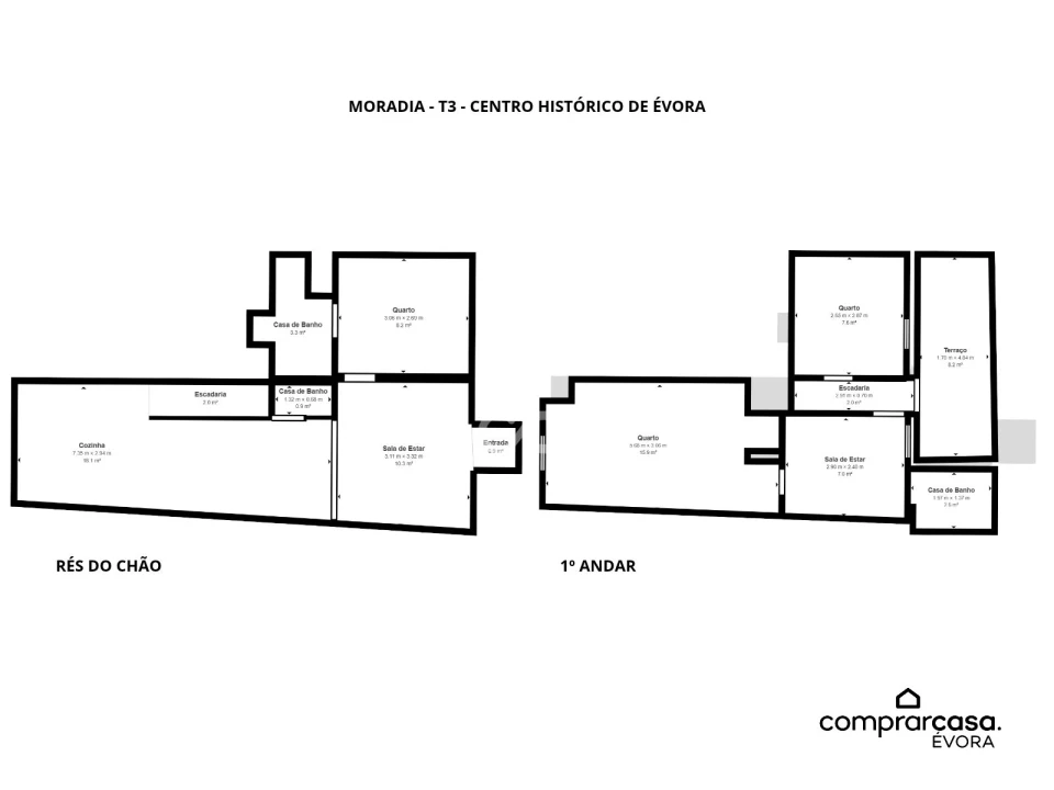 Moradia T3 para Arrendamento em Évora (São Mamede, Sé, São Pedro e Santo Antão) Foto 19