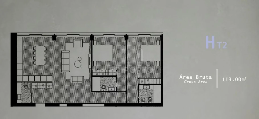 Apartamento T2 para Venda em Cedofeita, Santo Ildefonso, Sé, Miragaia, São Nicolau e Vitória Foto 2