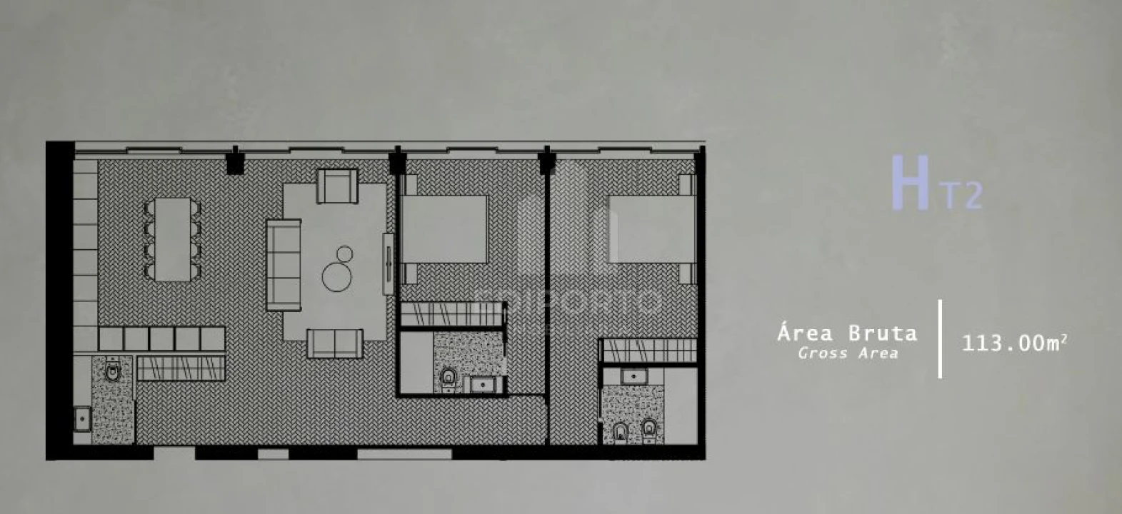 Apartamento T2 para Venda em Cedofeita, Santo Ildefonso, Sé, Miragaia, São Nicolau e Vitória Foto 2