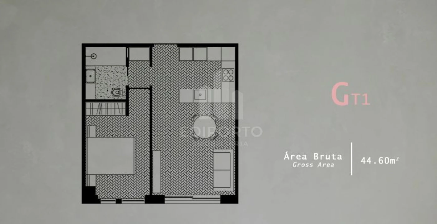 Apartamento T1 para Venda em Cedofeita, Santo Ildefonso, Sé, Miragaia, São Nicolau e Vitória Foto 2