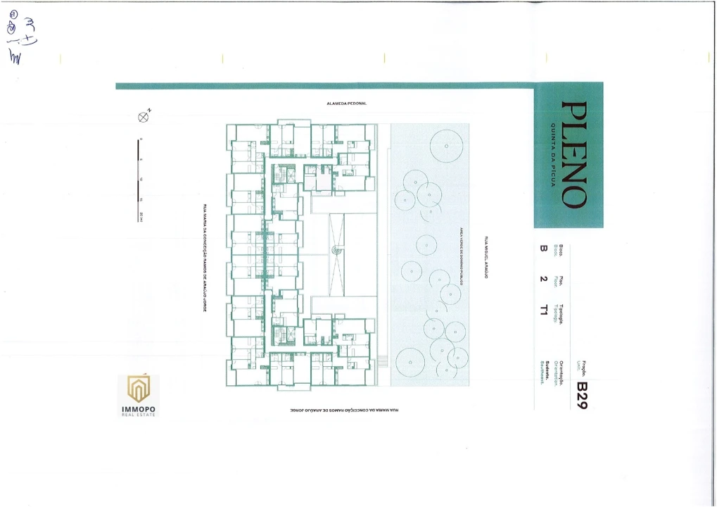 Apartamento T1 para Venda em Aguas Santas Planta 2