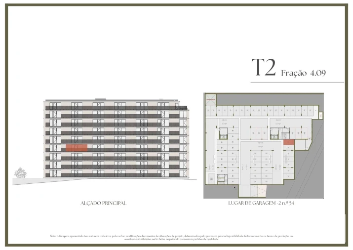 Apartamento T2 para Venda em Vilar de Andorinho Planta 2