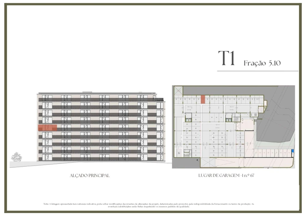 Apartamento T1 para Venda em Vilar de Andorinho Planta 2