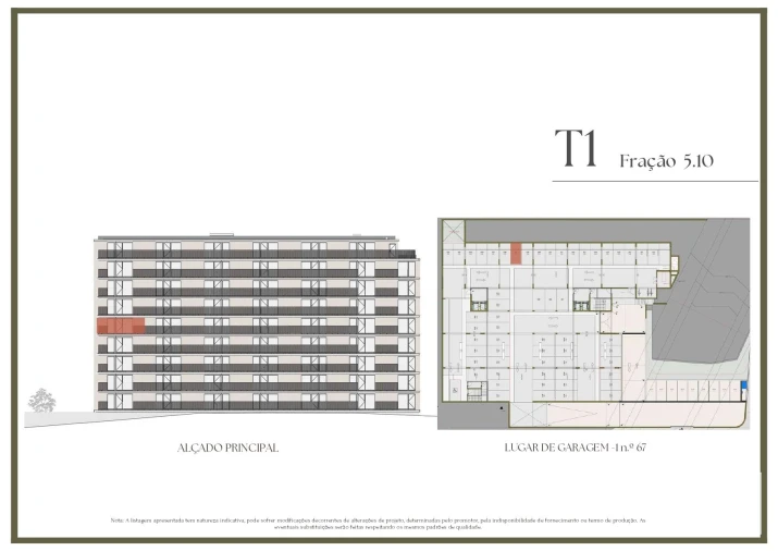 Apartamento T1 para Venda em Vilar de Andorinho Planta 2