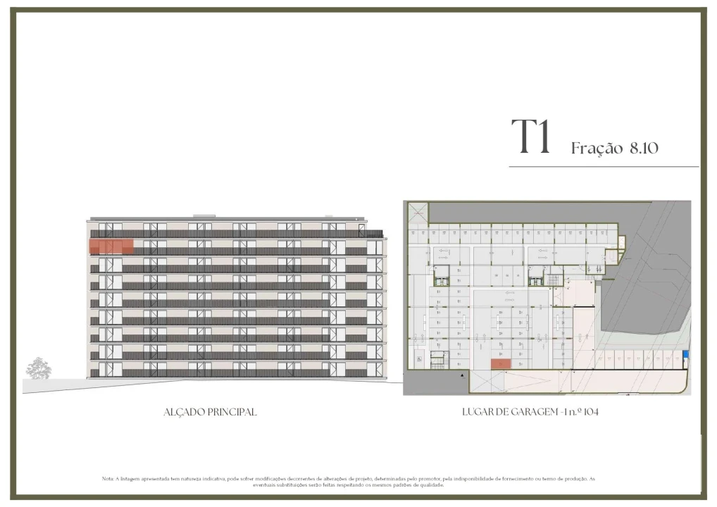 Apartamento T1 para Venda em Vilar de Andorinho Planta 2