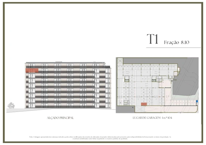 Apartamento T1 para Venda em Vilar de Andorinho Planta 2