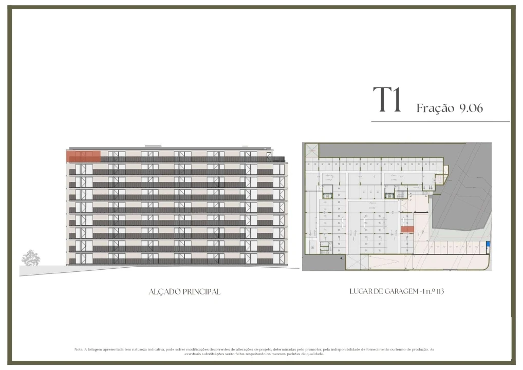 Apartamento T1 para Venda em Vilar de Andorinho Planta 2