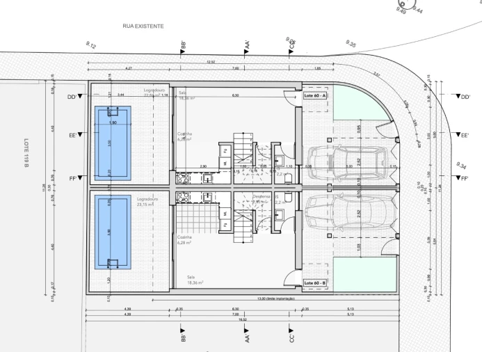 Moradia T3 para Venda em Altura Planta 2
