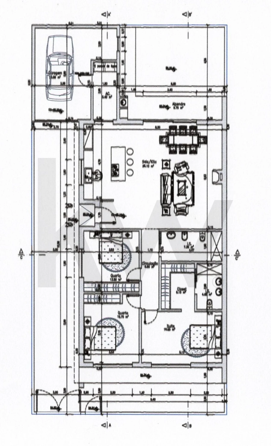 Moradia T3 para Venda em Fernao Ferro Planta 2