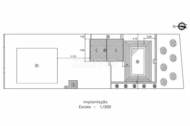 Moradia T4 para Venda em Foros de Vale de Figueira Planta 2
