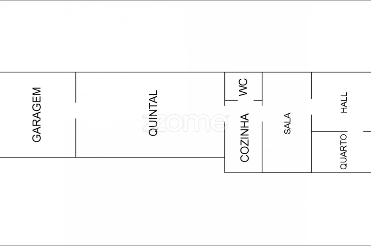Moradia T1 para Venda em Beringel Planta 1