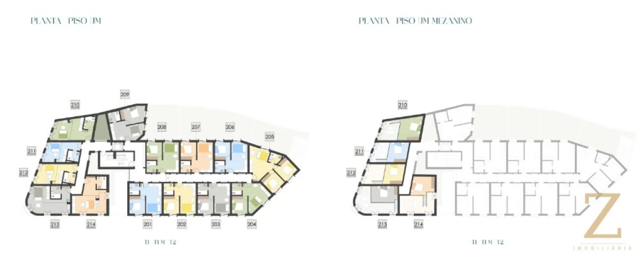 Apartamento T1 para Venda em Paranhos Planta 1