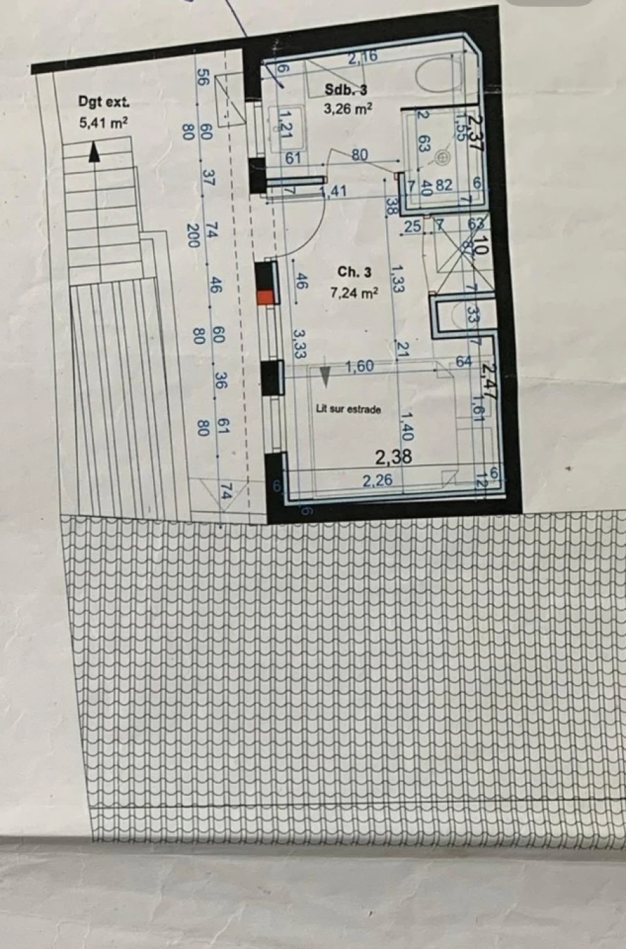 Moradia T2 para Venda em Odiaxere Planta 3