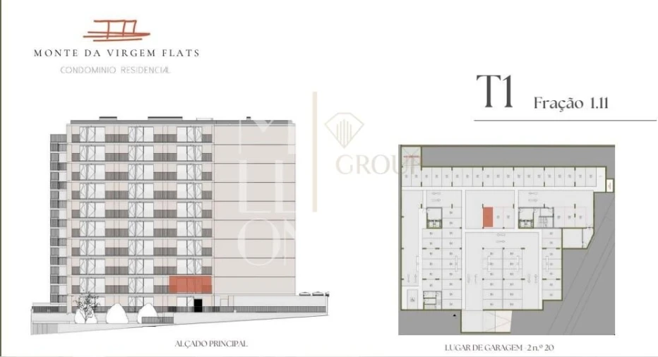 Apartamento T1 para Venda em Vilar de Andorinho Foto 4