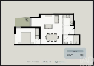 Apartamento T2 para Venda em Cedofeita, Santo Ildefonso, Sé, Miragaia, São Nicolau e Vitória