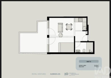 Apartamento T2 para Venda em Cedofeita, Santo Ildefonso, Sé, Miragaia, São Nicolau e Vitória