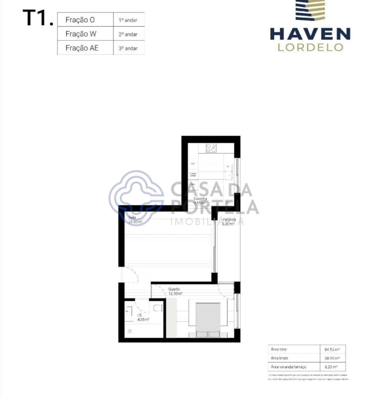 Apartamento T1 para Venda em Lordelo Foto 14