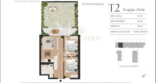 Apartamento T2 para Venda em Vilar de Andorinho