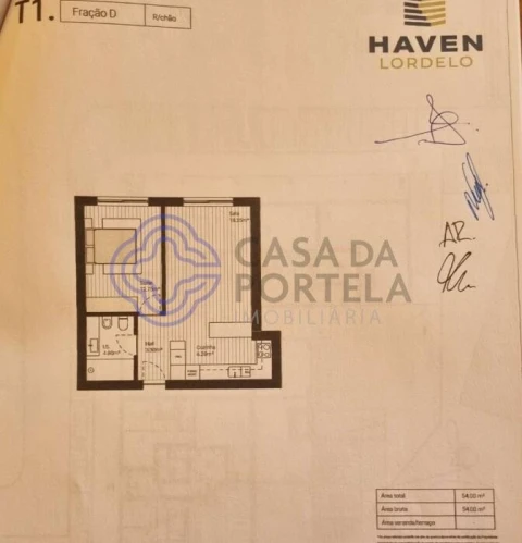 Apartamento T1 para Venda em Lordelo