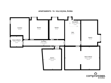 Apartamento T4 para Venda em Nossa Senhora da Conceição e São Bartolomeu
