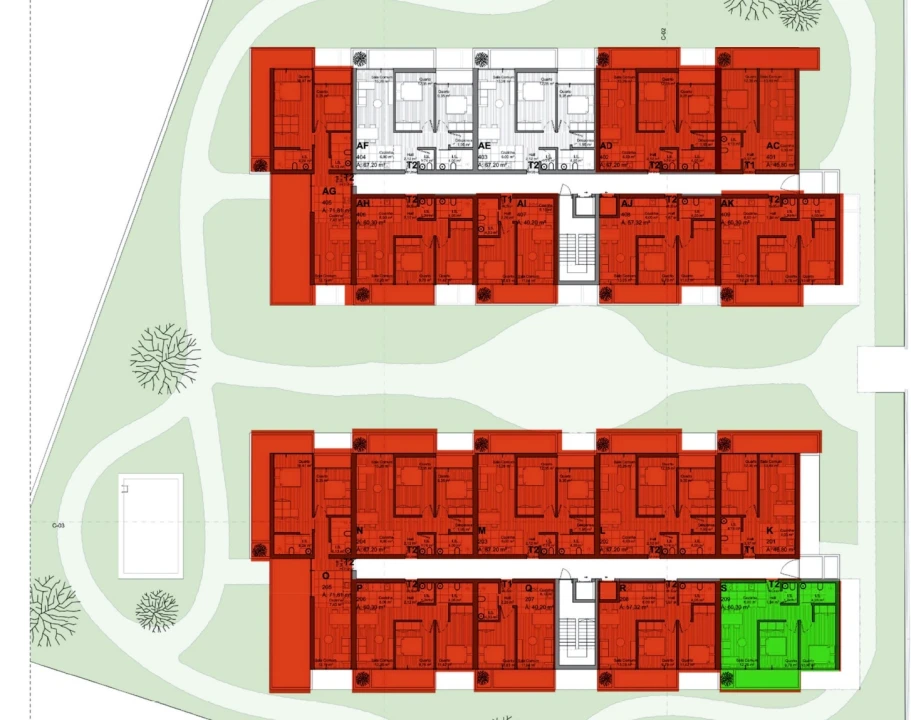 Apartamento T2 para Venda em Penafiel Foto 9