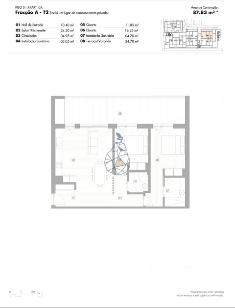 Apartamento T2 para Venda em Lagos (São Sebastião e Santa Maria)