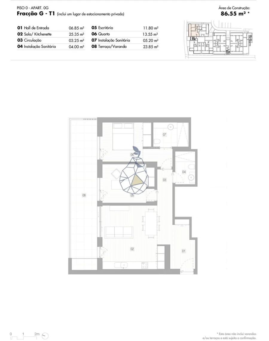 Apartamento T2 para Venda em Lagos (São Sebastião e Santa Maria) Foto 4