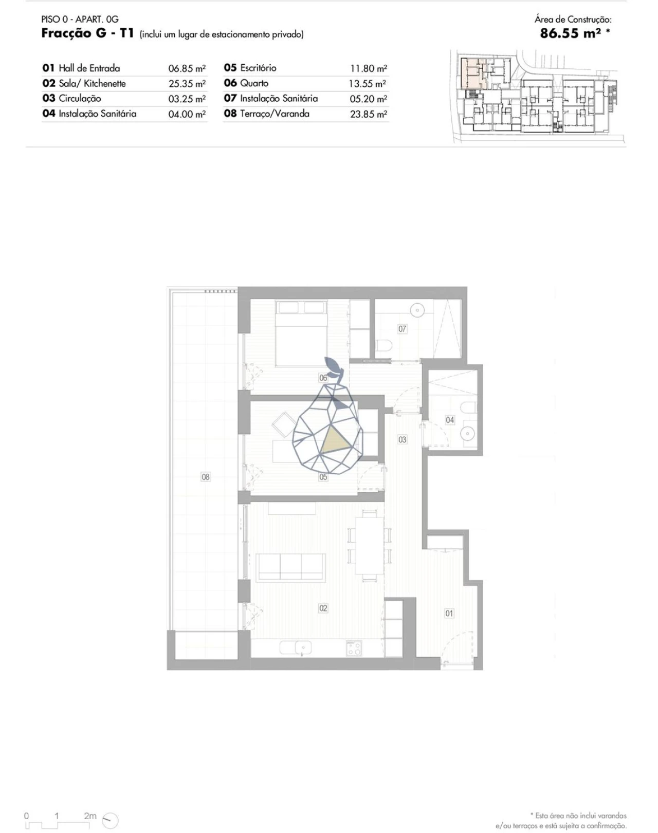 Apartamento T2 para Venda em Lagos (São Sebastião e Santa Maria) Foto 4