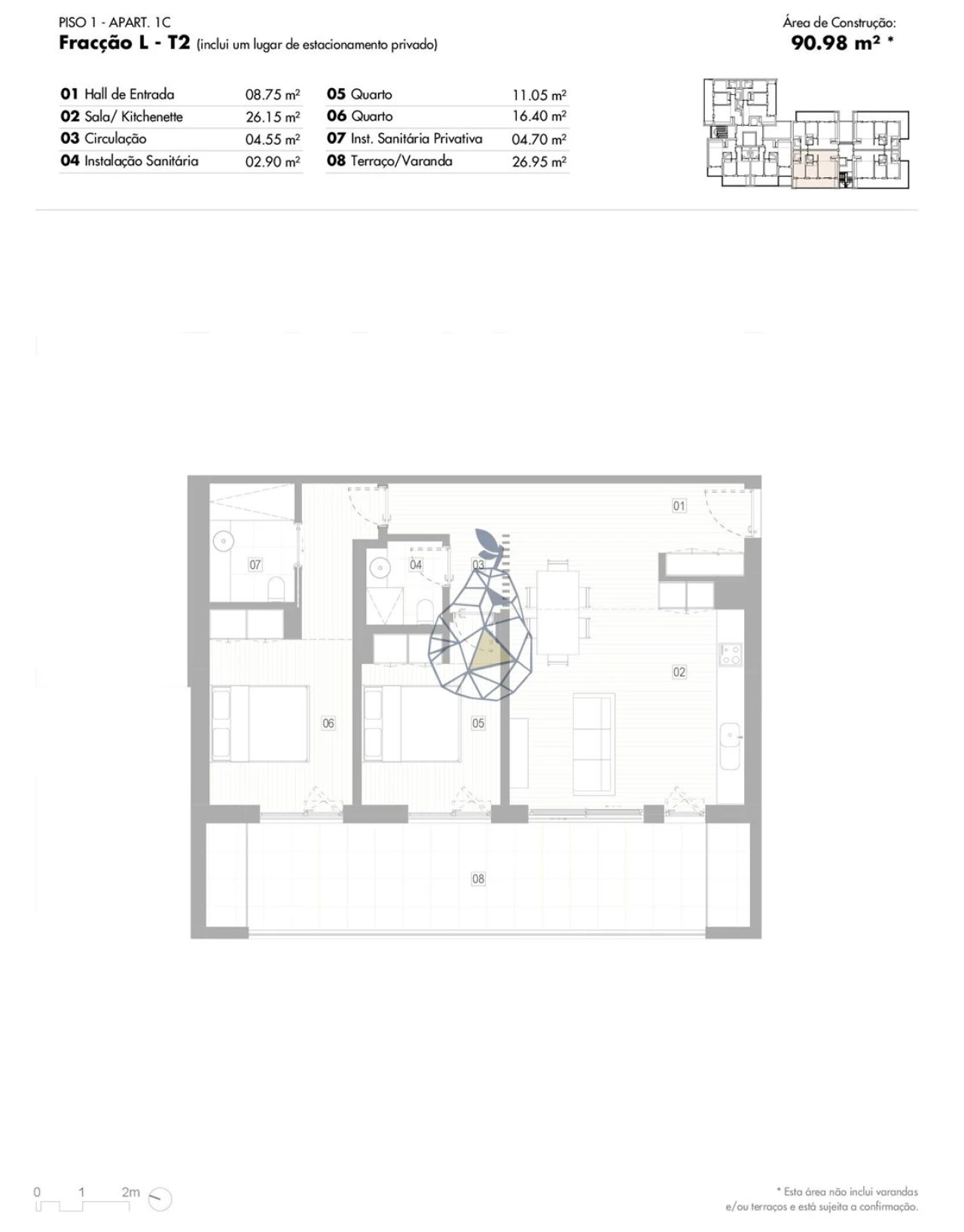 Apartamento T2 para Venda em Lagos (São Sebastião e Santa Maria) Foto 4