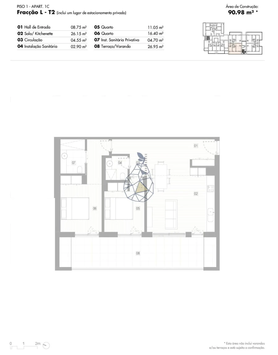 Apartamento T2 para Venda em Lagos (São Sebastião e Santa Maria) Foto 4