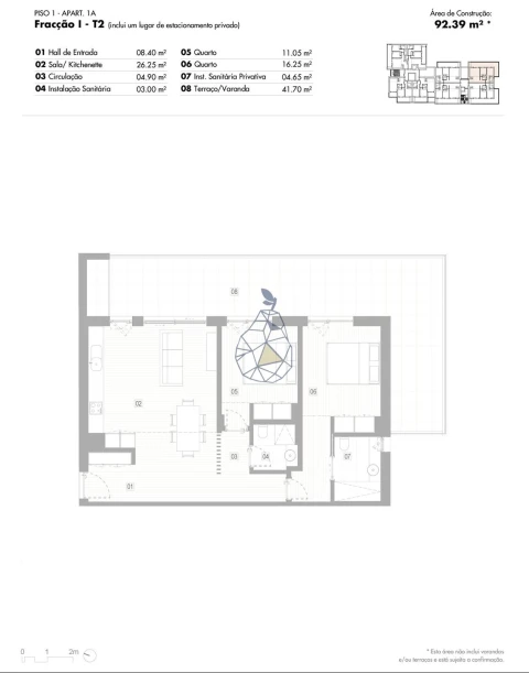 Apartamento T2 para Venda em Lagos (São Sebastião e Santa Maria)