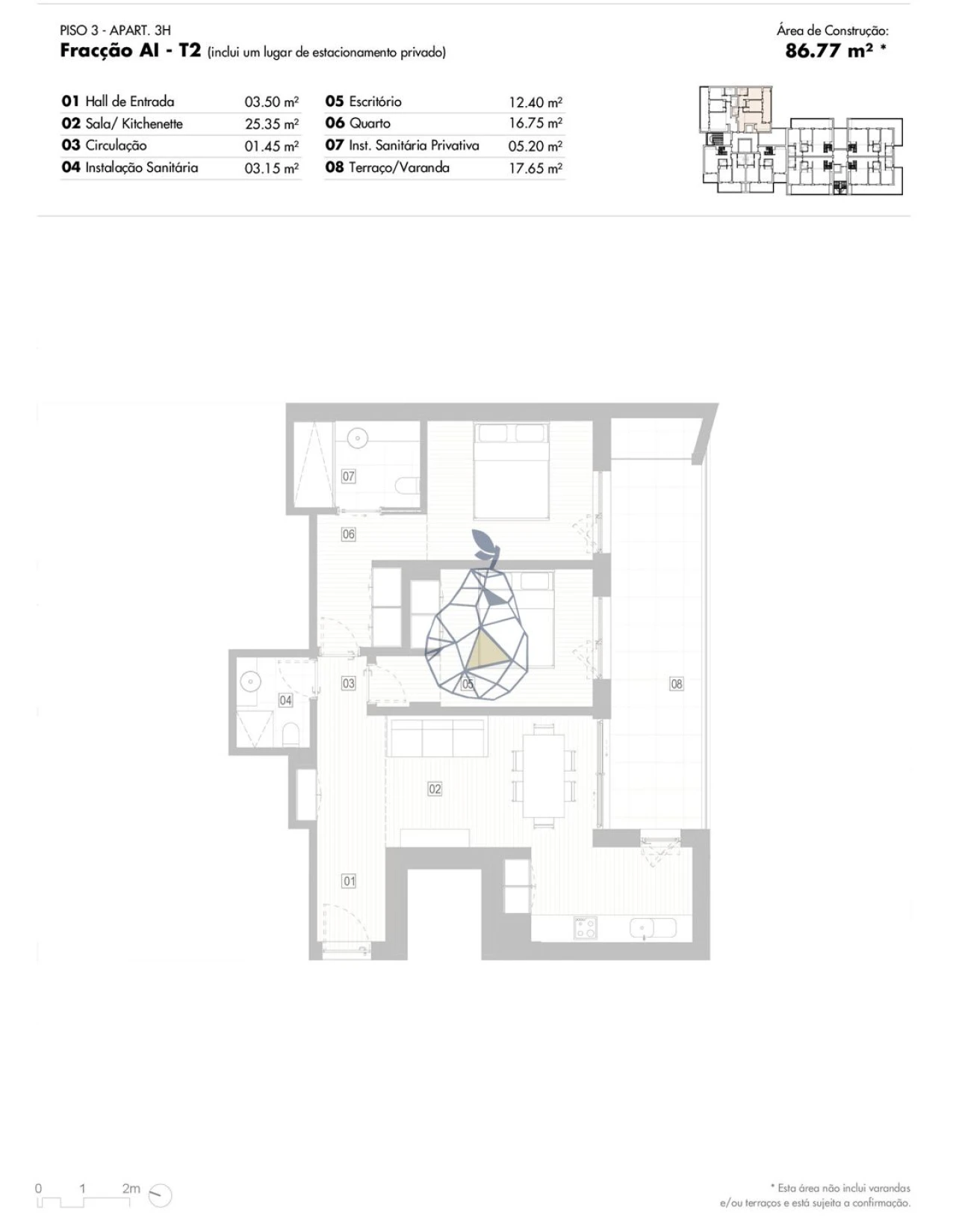 Apartamento T2 para Venda em Lagos (São Sebastião e Santa Maria) Foto 4