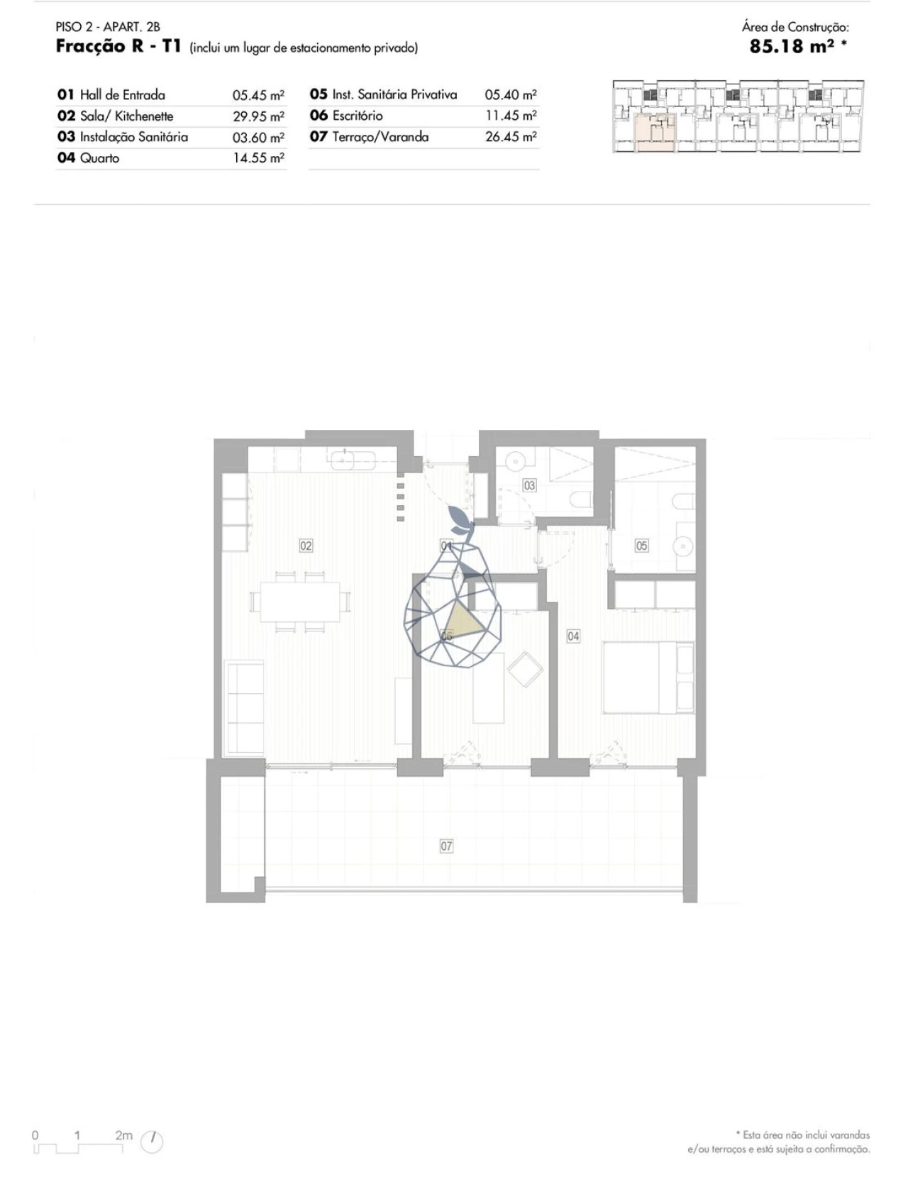 Apartamento T2 para Venda em Lagos (São Sebastião e Santa Maria) Foto 5