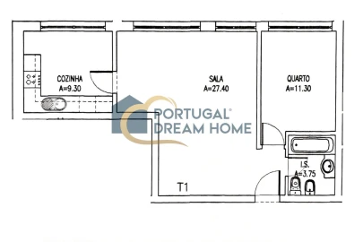 Apartamento T1 para Venda em Albufeira e Olhos de Água