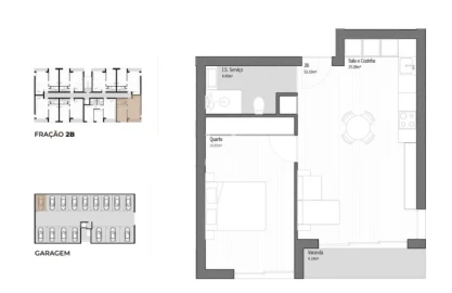 Apartamento T1 para Venda em Ancora