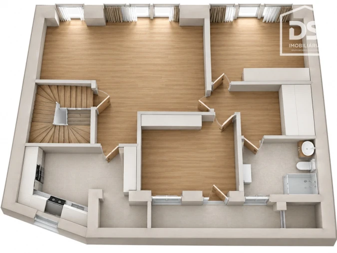 Apartamento T2 para Venda em Viseu Foto 23