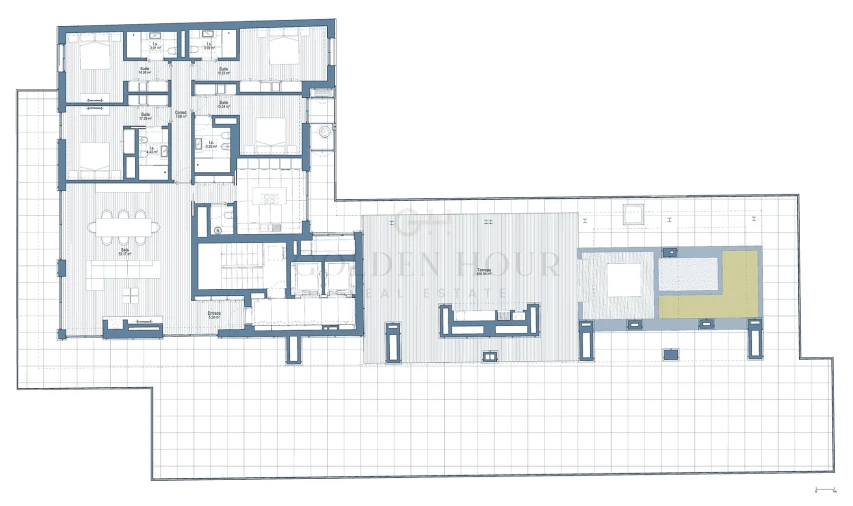 Apartamento T4 para Venda em Mafamude e Vilar do Paraíso Planta 1