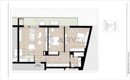 Apartamento T2 para Venda em Gualtar