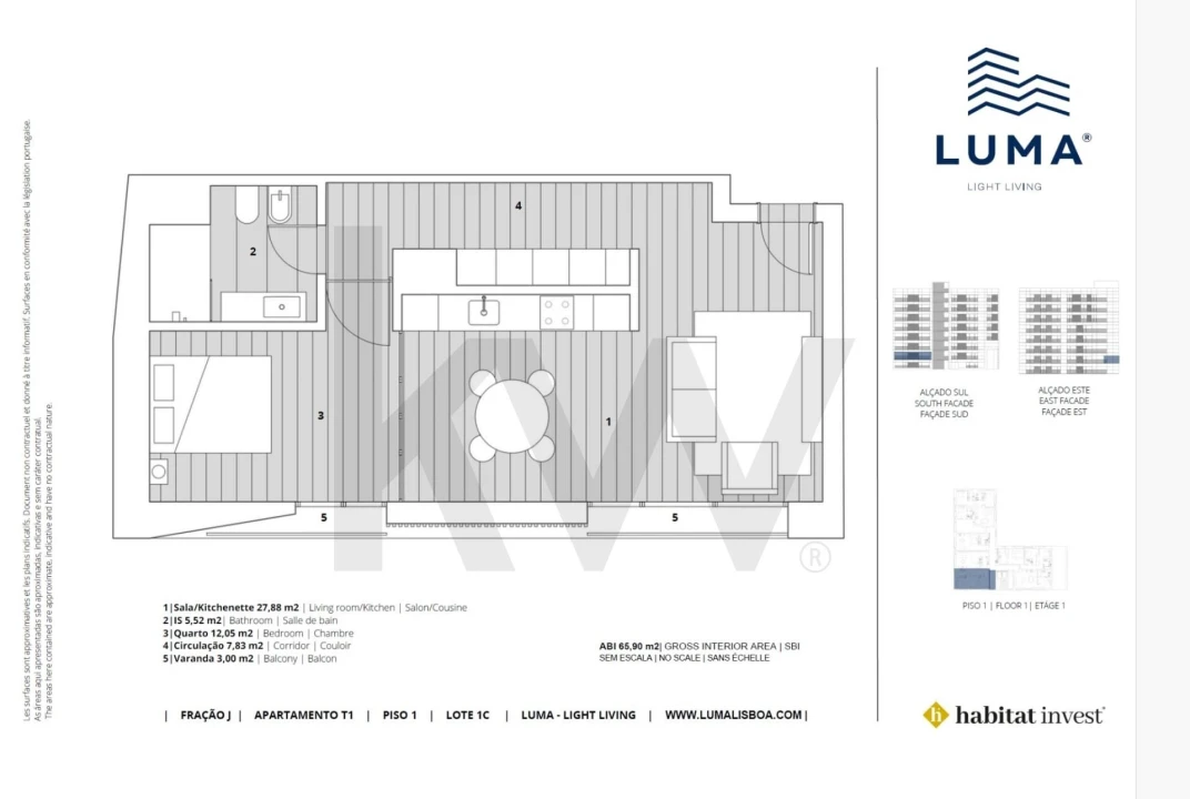 Apartamento T1 para Venda em Santa Clara Foto 12