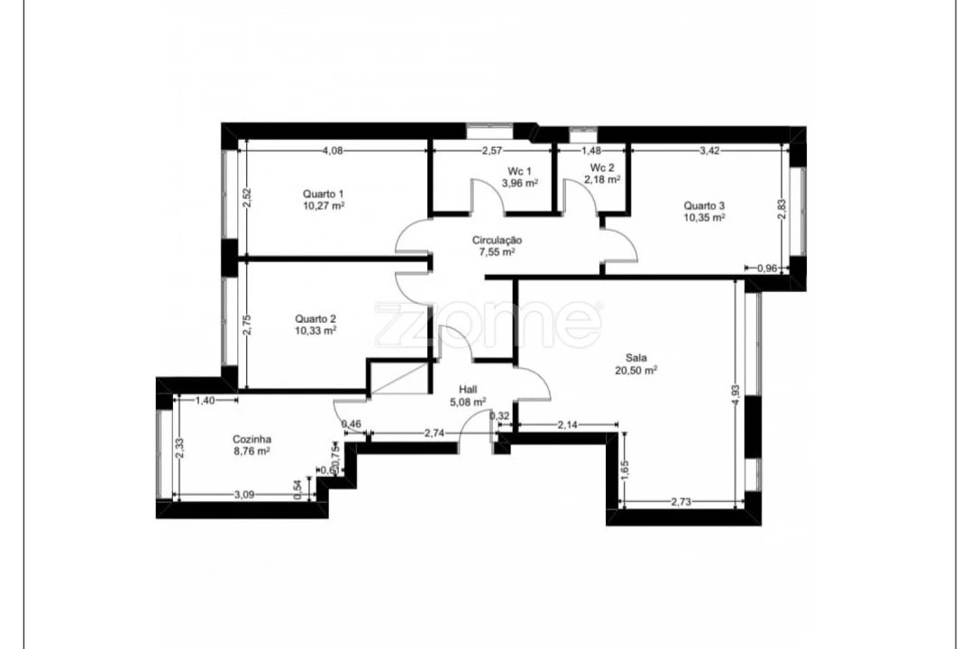 Apartamento T3 para Venda em Pedrouços Foto 24