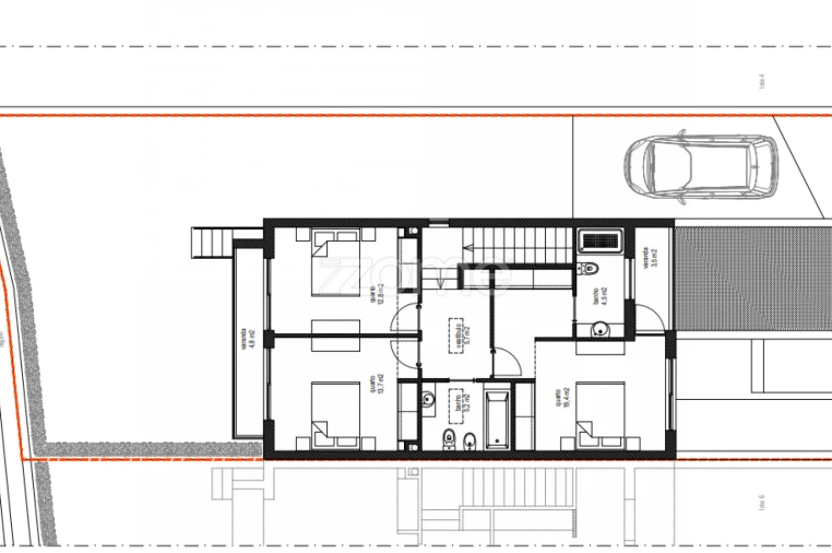 Moradia T3 para Venda em Vermoim Planta 1