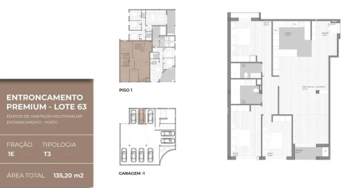 Apartamento T3 para Venda em São João Baptista